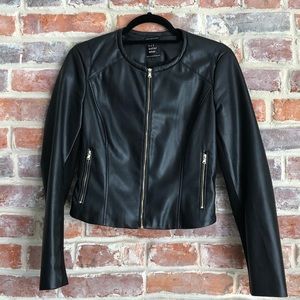 Zara Black Leather Jacket